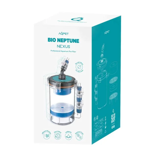 Aqpet BioNeptune NEXUS – Prefiltro esterno professionale per acquari