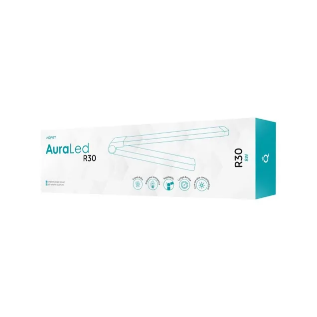 Aqpet AuraLed R30 – plafoniera LED pieghevole ultrasottile per acquari d’acqua dolce