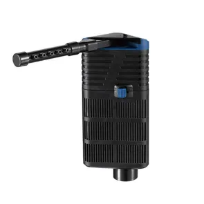 Filtro interno angolare Aqpet BioNeptune EDGE installato in acquario d acqua dolce 250