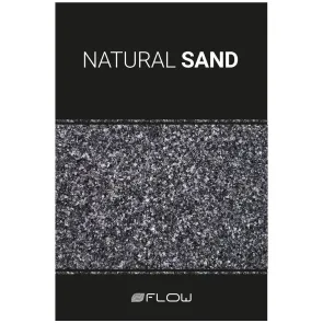 Flow Natural Sand Gray sabbia naturale grigia fine per acquario confezione da 4 kg