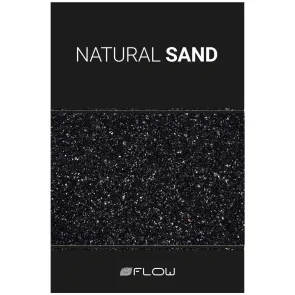 Flow Natural Sand Black sabbia naturale nera fine per acquario confezione da 4 kg