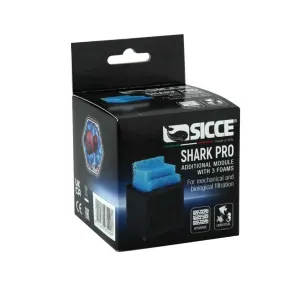 Modulo addizionale Sicce Shark Pro con tre spugne filtranti per filtro interno