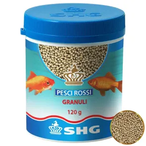 SHG Pesci Rossi Granulato mangime galleggiante 120 grammi per carassi ornamentali