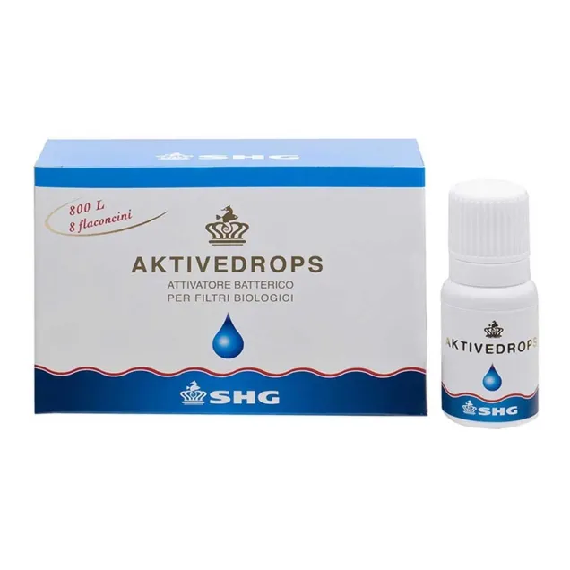 SHG Aktivedrops 0,8 flaconcino monodose batteri attivi per filtro acquario