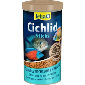 Tetra Cichlid Sticks 1 lt Mangime in sticks per ciclidi e pesci di grossa taglia d'acquario favorisce la crescita