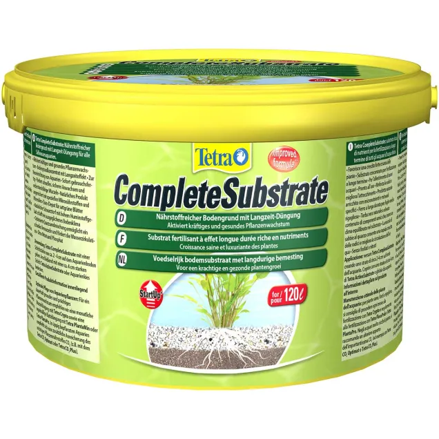 Tetra CompleteSubstrate 5 KG Substrato ricco di nutrienti per fertilizzazione a lungo termine in acquario