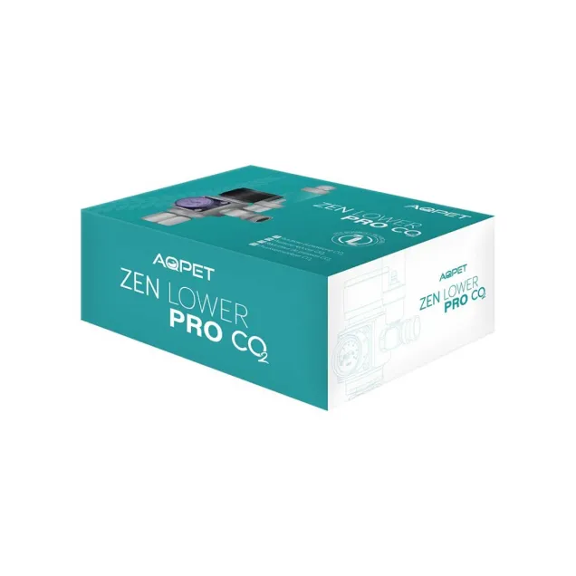 Aqpet Zen Lower Pro CO2 riduttore di pressione per bombole ricaricabili acquario