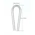 Chihiros U Clip CO2 guida tubo acrilico
