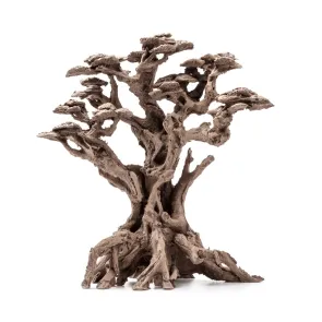 bonsai resina acquario 29 cm aqpet decorazione base larga