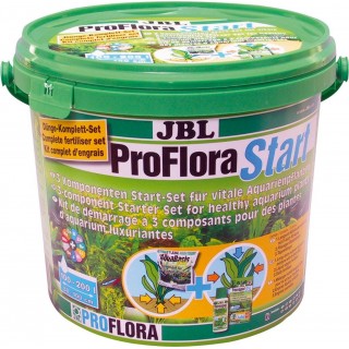 JBL ProFlora Start 200 3 componenti di base per la salute delle piante in acquario 6kg/5l Acquari max 100-200lt