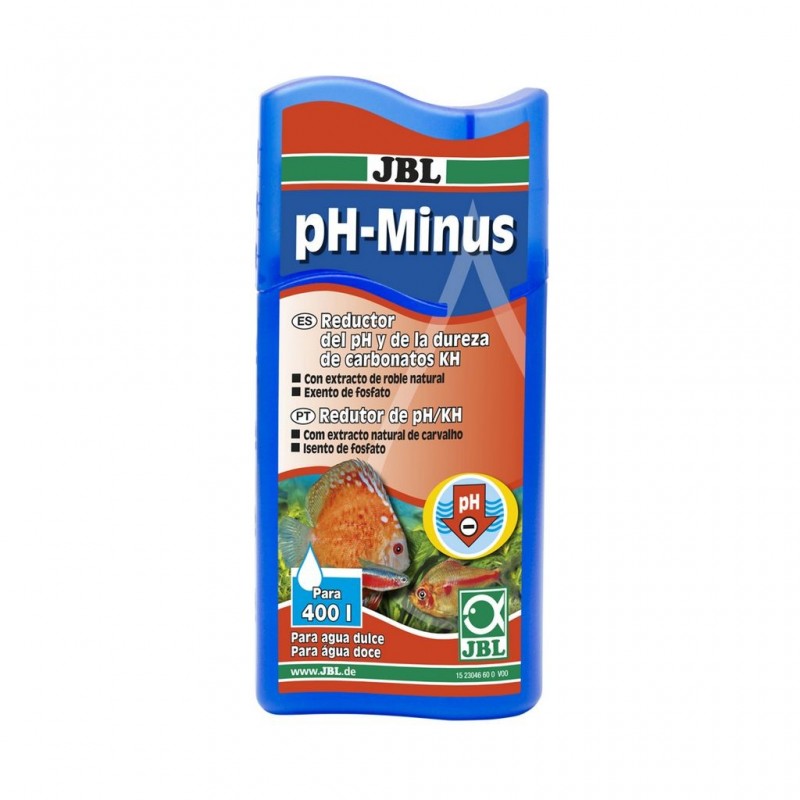 JBL pH-Minus 100ml  Riduttore del pH/KH per 400 litri per acquario