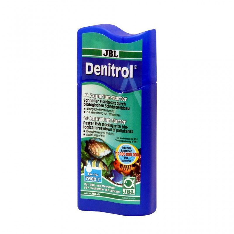 JBL Denitrol 250ml per 7500lt attivatore batterico e purificante per acquario