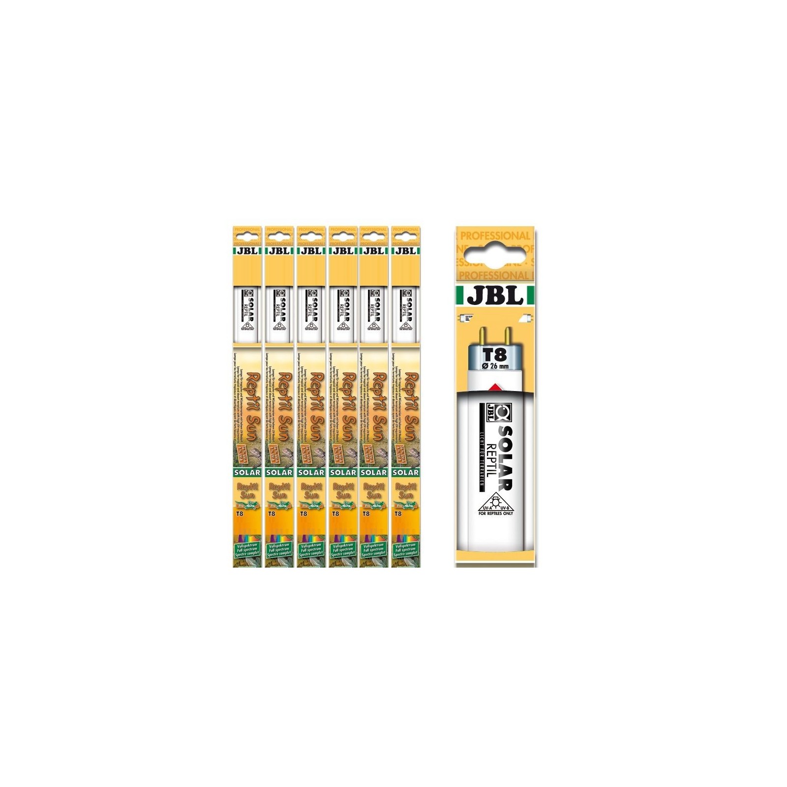JBL LAMPADA REPTIL SUN T8 30 W 6000 K neon per terrari