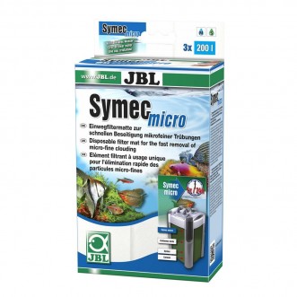 JBL SYMEC MICRO 25x75 cm Vello filtrante di microfibre contro ogni genere di intorbidamento dell'acqua in acquario