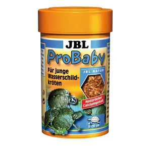 JBL ProBaby 100 ml mangime con proteine di pesce per tartarughe giovani d'acqua e palude