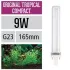 Arcadia Lampada Original Tropical Compact PL 9W G23 luce ottimale per la fotosintesi delle piante in acquario - FOC09 Arcadia Lampada Original Tropical Compact PL 9W G23 luce ottimale per la fotosintesi delle piante in acquario - FOC09