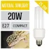 Arcadia Lampada Reptile Sunlight PL 20W UVB E27 luce per serpenti pitoni boa e rettili - FSUC20X Arcadia Lampada Reptile Sunlight PL 20W UVB E27 luce per serpenti pitoni boa e rettili - FSUC20X