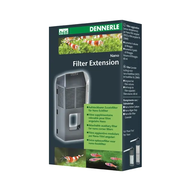 Dennerle 5840 Nano Filter Extension filtro aggiuntivo modulare per Nano Filtro Angolare