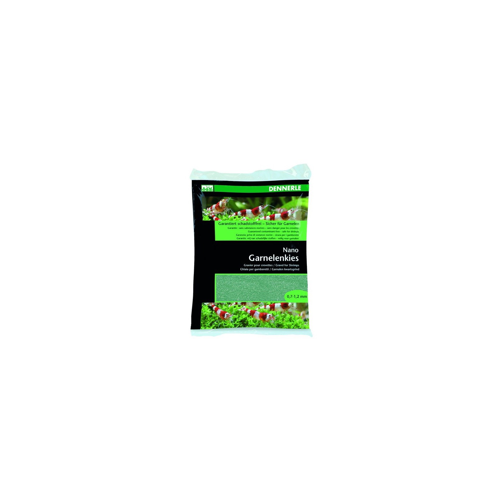 Dennerle 5859 Nano Garnelemkies Java Verde  Ghiaia per gamberetti d'acquario 2 kg