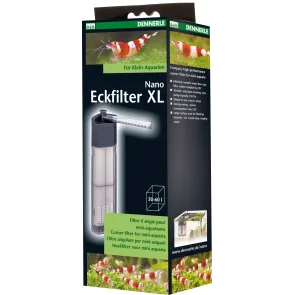 Dennerle 5860 XL Nano Filtro angolare Filtro angolare compatto e ad alto rendimento per acquari da 30 a 60 Litri
