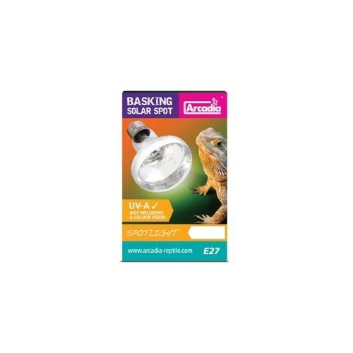 Arcadia Lampada Basking Solar Spotlight 100W luce a infrarossi riscaldante per rettili e terrari - SBS100