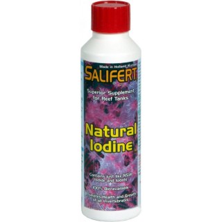 Salifert Natural Iodine 250 ml Integratore di Iodio Concentrato Liquido per coralli in acquario marino