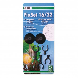 JBL Fix Set 16/22 Ventose Con Clips Per Set Di Aspirazione 16/22