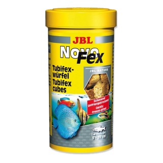 JBL Novo Fex 250 ml mangime di tubifex per pesci e tartarughe d'acquario