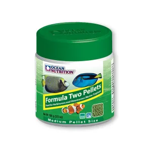 Ocean Nutrition Formula Two Marin Pellet Medium 100gr mangime per pesci marini d'acquario con basso bisogno proteico