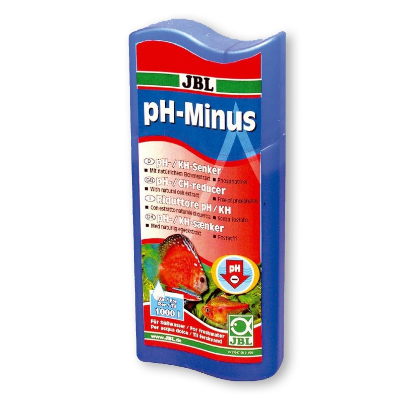 JBL pH-Minus 250ml Riduttore del pH/KH per 1000 litri per acquario