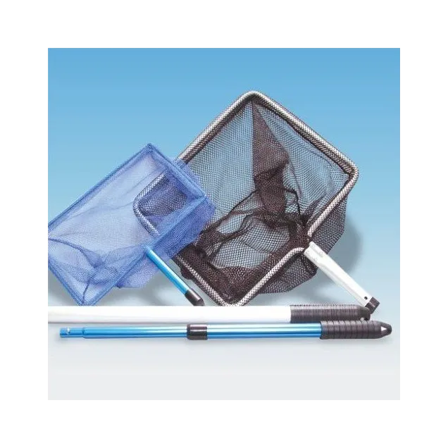 JBL Retino 30x20 bianco maglie fini manico telescopico 90 cm per laghetto