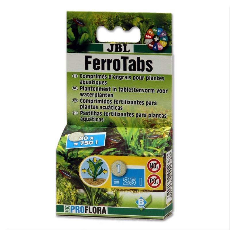JBL Ferrotabs 30 compresse fertilizzante per acquario