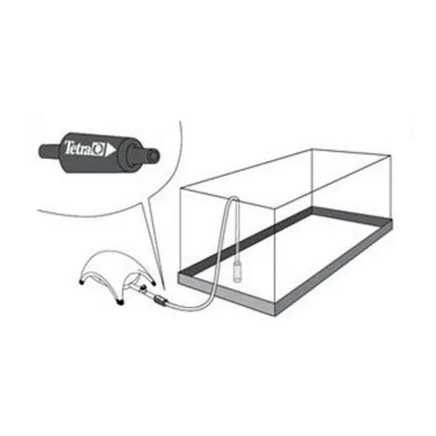 Tetra CV 4 Valvola di non ritorno per aereatori ossigenatori in acquario 