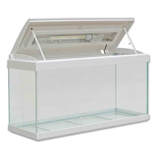 MTB Acquari Milo 80 LED 9 w Acquario accessoriato 93 L Bianco filtro