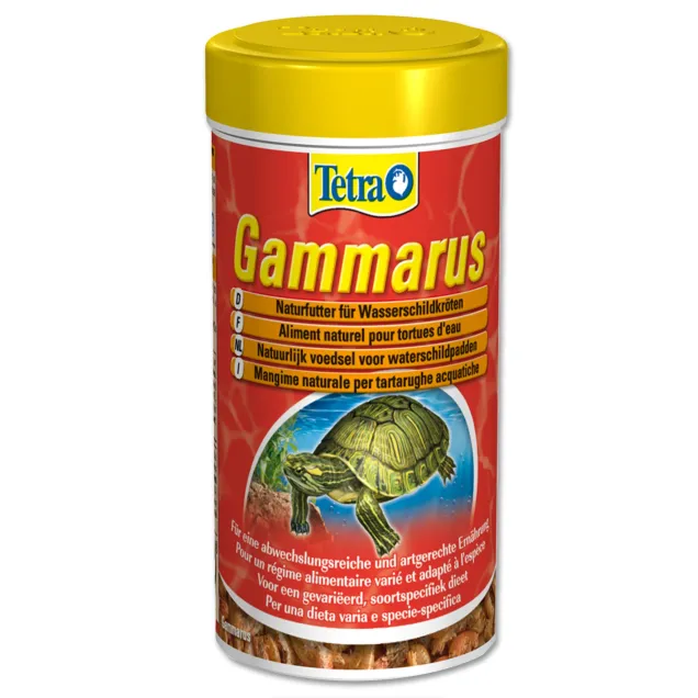 Tetra Gammarus 250 ml Mangime naturale per tartarughe acquatiche ricco di minerali