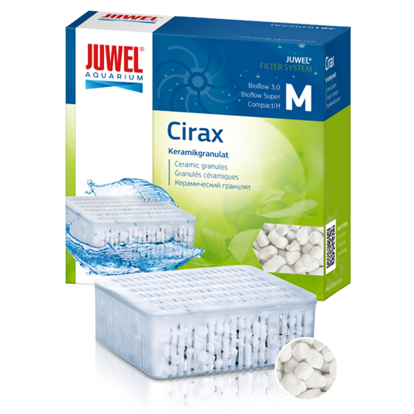 Juwel Cirax M Per filtro Bioflow 3.0 Compact materiale filtrante cannolicchi cilindretti in ceramica per acquario