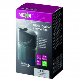 Newa Duetto Filtro Interno DJ 50 silenzioso per acquari e tartarughiere fino a 50lt
