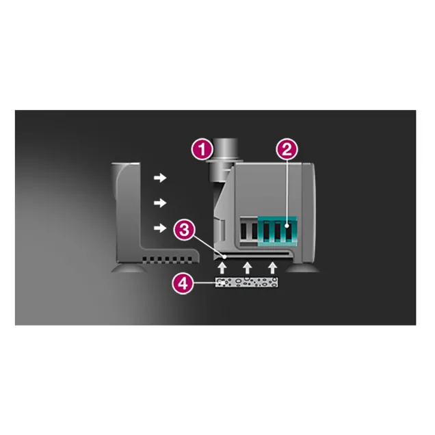 Newa Micro MC 320 Pompa 120-320 lt/h per acquari terrari e tartarughiere