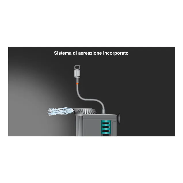 Newa Micro Filtro interno MCF 40 con doppia azione filtrante Per acquari fino a 40 litri