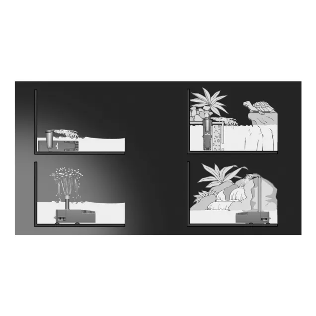 Newa Micro Filtro interno MCF 70 con doppia azione filtrante Per acquari fino a 70 litri