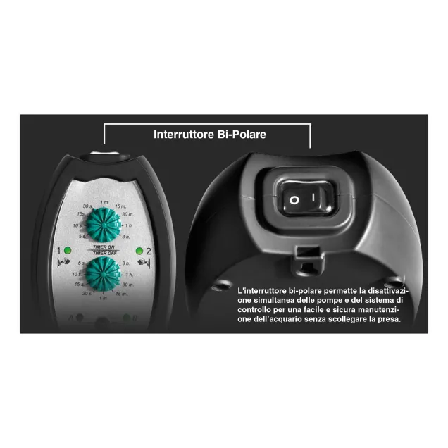 Newa Newave Control Temporizzatore e controller per Pompe di movimento in acquario potenza 220V