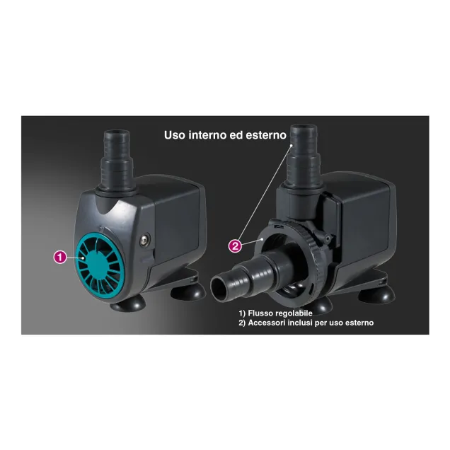 Newa Jet NJ 2300 Pompa Regolabile per acquari 900-2300 lt/h prevalenza 240 cm