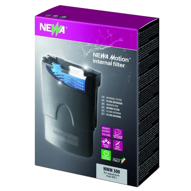 Newa Motion NWK 300 Filtro interno per acquari fino a 60 lt con cartucce