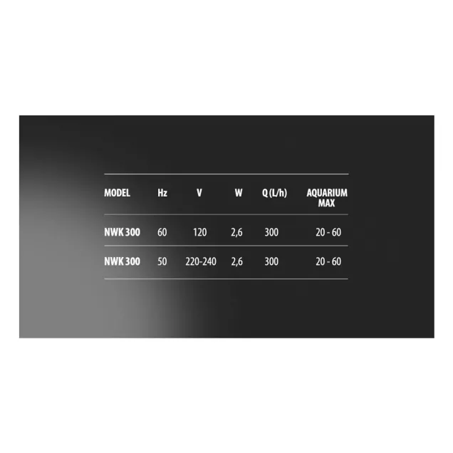 Newa Motion NWK 300 Filtro interno per acquari fino a 60 lt con cartucce