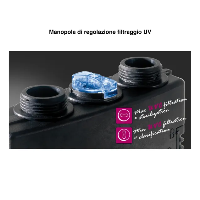 Newa Mirror UVC 18 w filtro Sterilizzatore UV per acquari fino a 1100 lt con lampada UV