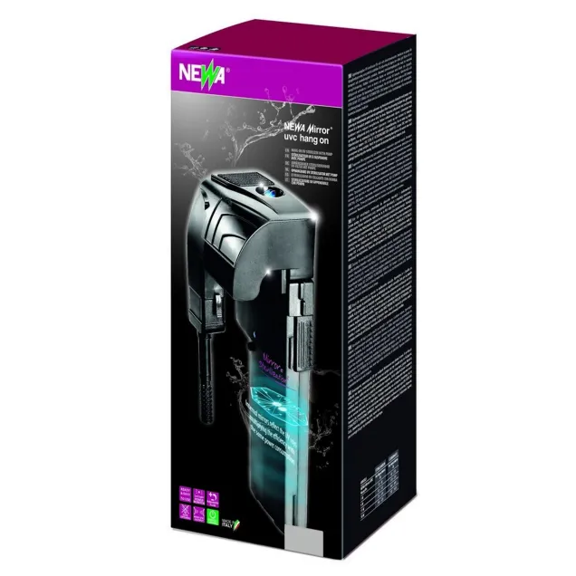 Newa Mirror Hang On UVC 18 w filtro Sterilizzatore UV appendibile per acquari fino a 700 lt con lampada UV