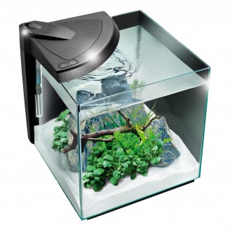 Newa More 50 Nero Acquario Completo di Illuminazione a Led 45Lt