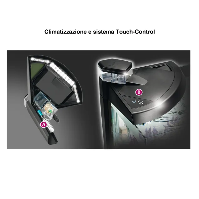 Newa More 30 Reef Marino Bianco Acquario Completo di Illuminazione a Led e Skimmer 28Lt