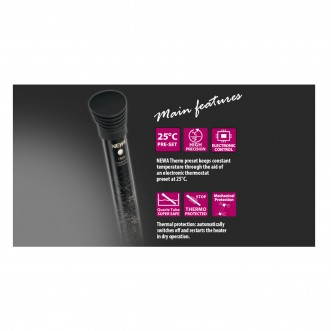 Newa Therm Preset 150 w Riscaldatore elettronico in quarzo Settato a 25°