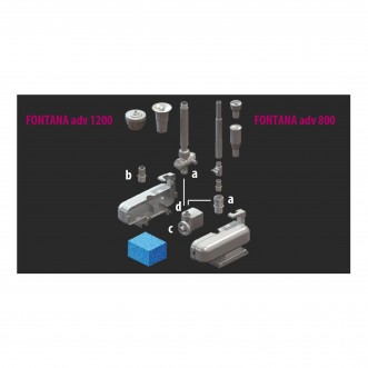 Newa Pond Fontana Advance 1200 lt Pompa per laghetto completa di giochi d'acqua